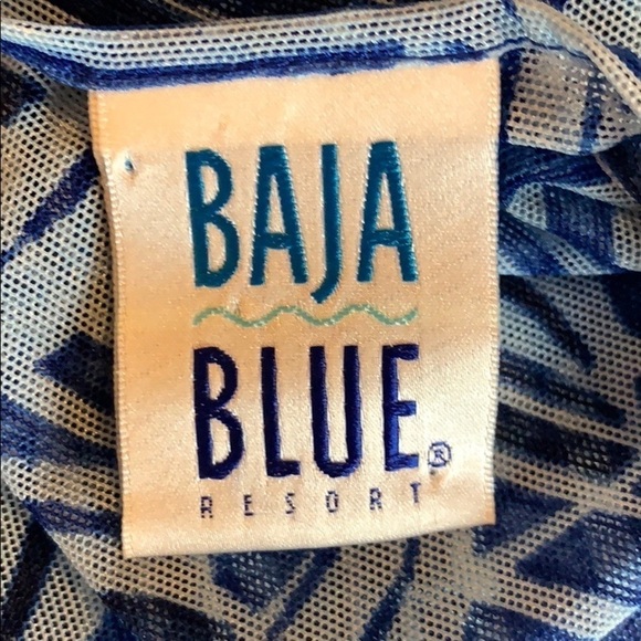 Baja Blue Resort long swim coverup Size Medium - Picture 9 of 12